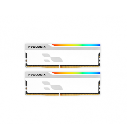 Модуль пам`ятi DDR4 2x16GB/3200 Onyx White RGB (PRO32GB3200YWR4K), Prologix 