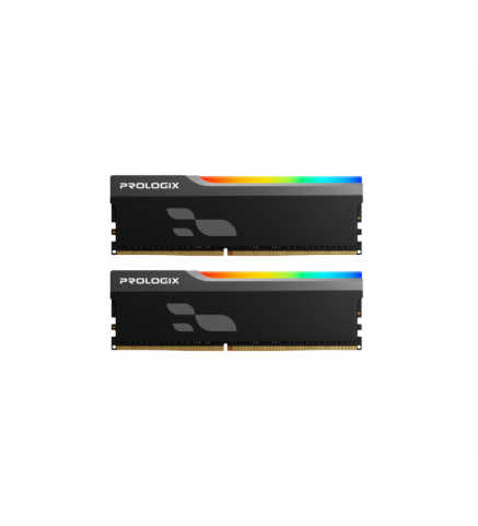 Модуль пам`ятi DDR4 2x16GB/3600, Onyx Black RGB (PRO32GB3600YBR4K), Prologix 