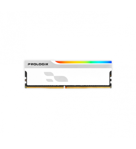 Модуль пам`ятi DDR4 16GB/3600 Onyx White RGB (PRO16GB3600YWR4), Prologix 