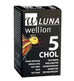 Тест-полоски Wellion Luna №5 chol (холестерин),Австрия