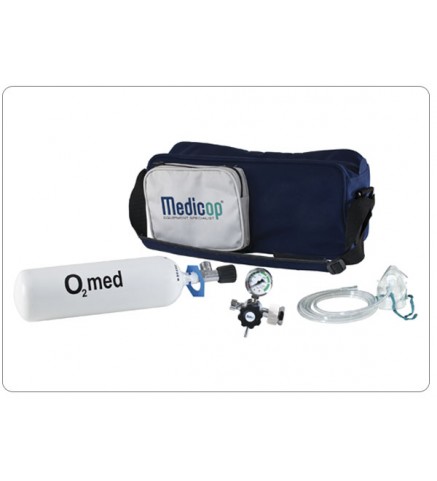 OXYMED, пересувний апарат для кисневої терапії з наплічною сумкою